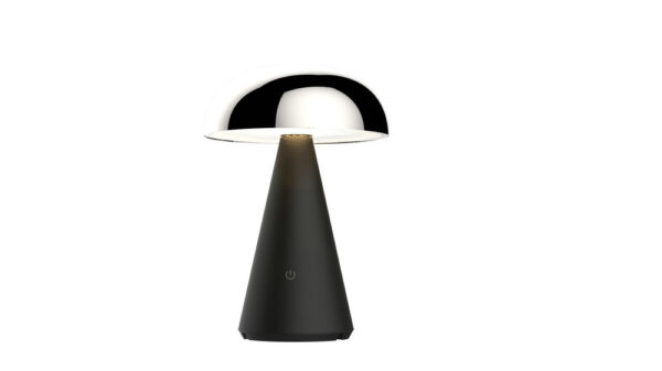 Brass Mushroom USB Rechargeable Bedroom Dimmable Touch Switch Living Room Decoration LED Table Desk Lamps