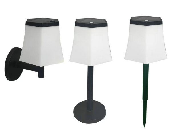 3 in 1 Table Lamp Wall Lamp Garden Spike