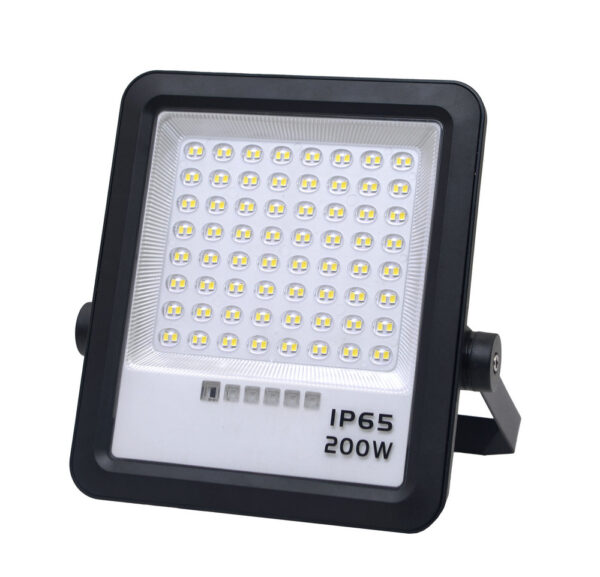 High Brightness LED 100W 200W Outdoor Solar Flood Light with Wall Mount Installation - Image 2