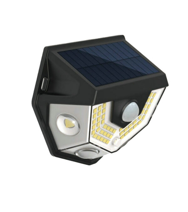 New Design Outdoors 4 Lens Solar Wall Lamp With Motion Sensor Garden Decoration Lamp - Image 3