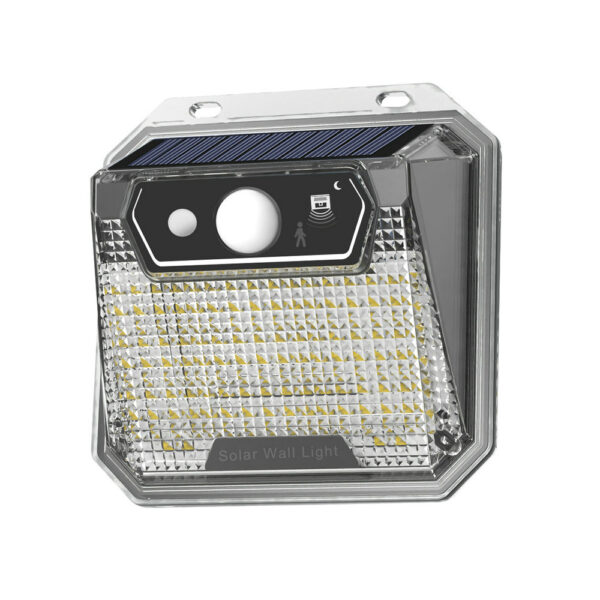 Outdoor Garden Solar Wall Lamp Wide Angle Bright With Motion Sensor Light - Image 2