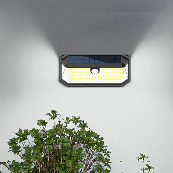 270° Wide Angle House and Garden Lights Motion Sensor Solar Lamp IP64 Waterproof - Image 5
