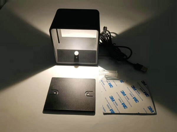 Metal Indoor Rechargeable Wall light LED Wall Light with PIR Sensor - Image 2