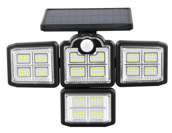 Solar Security Lamp Motion Sensor Led Wall Light Outdoor With Remote Control