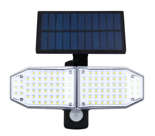 Outdoor Solar LampMotion Sensor Waterproof Wall Lights With Wide Angle