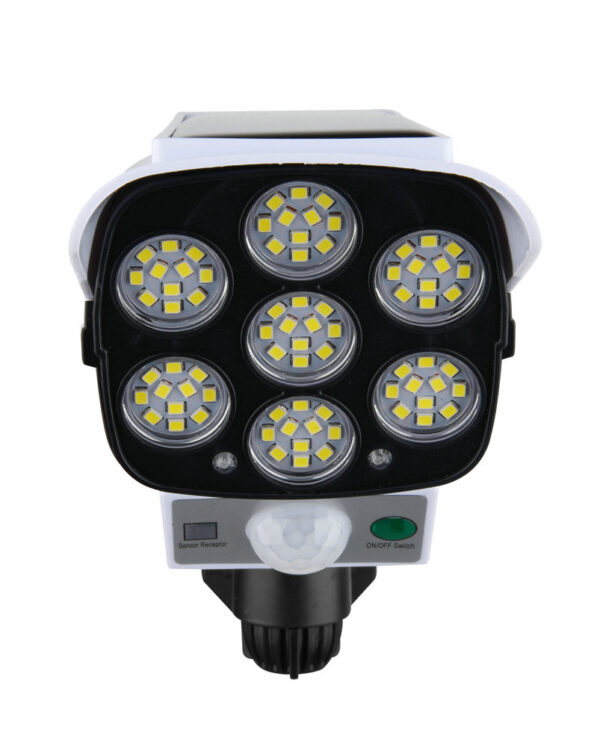 Waterproof Outdoor Wireless Remote Control Surveillance Camera LED Wall Lamp Solar Powered Light