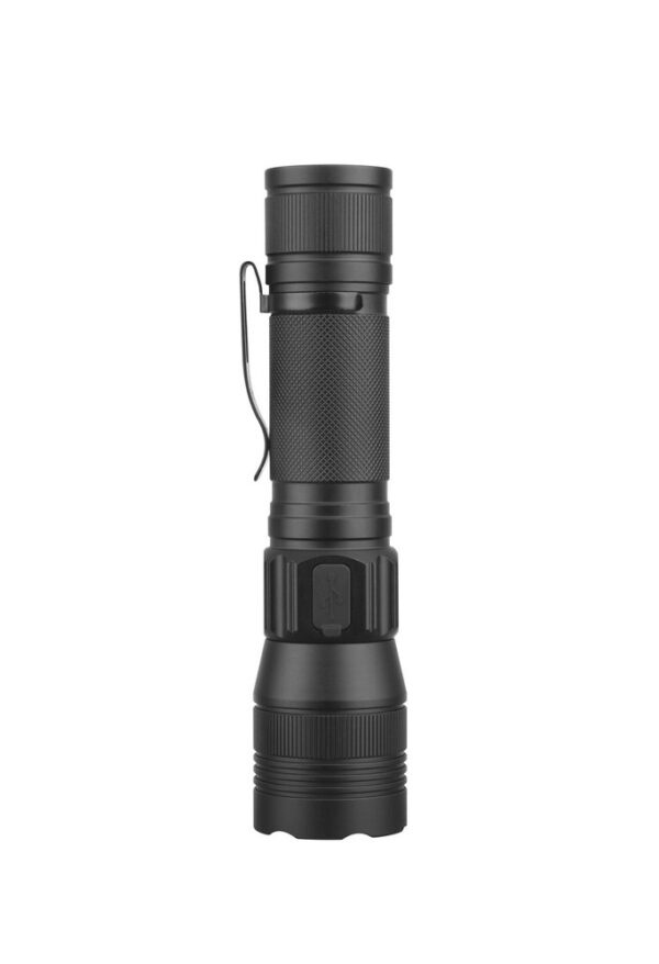 650 Lumen Working Flashlight Powerful Light Side COB Rechargeable Red Warning LED Torch - Image 2