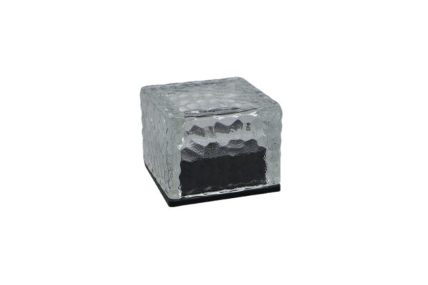 Waterproof Outdoor Glass Crystal Ice Cube Led Landscape Lighting Solar Garden Decoration
