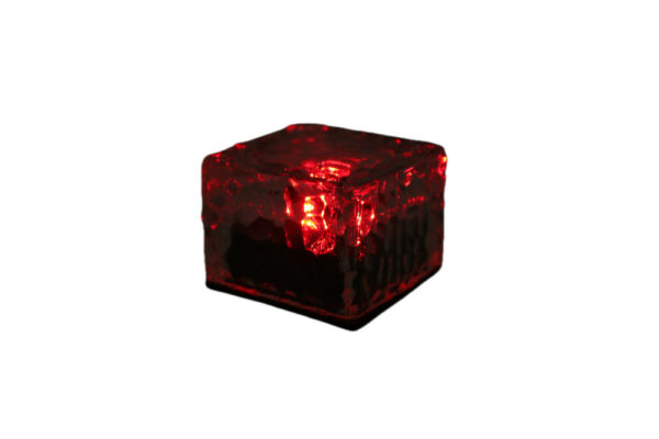 Waterproof Outdoor Glass Crystal Ice Cube Led Landscape Lighting Solar Garden Decoration - Image 4