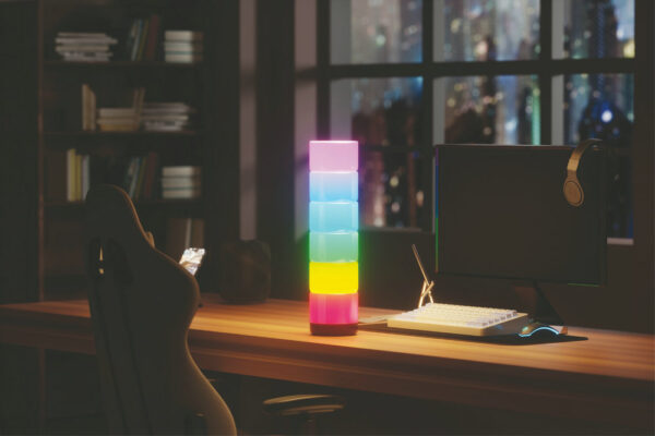 RGBIC Drum Pillar Light-6 Columns - Image 2