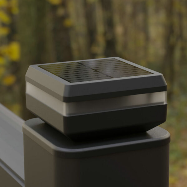 Outdoor Solar Garden Post Cap Fence Light LED Multi-base Solar Power Lamp Waterproof - Image 3