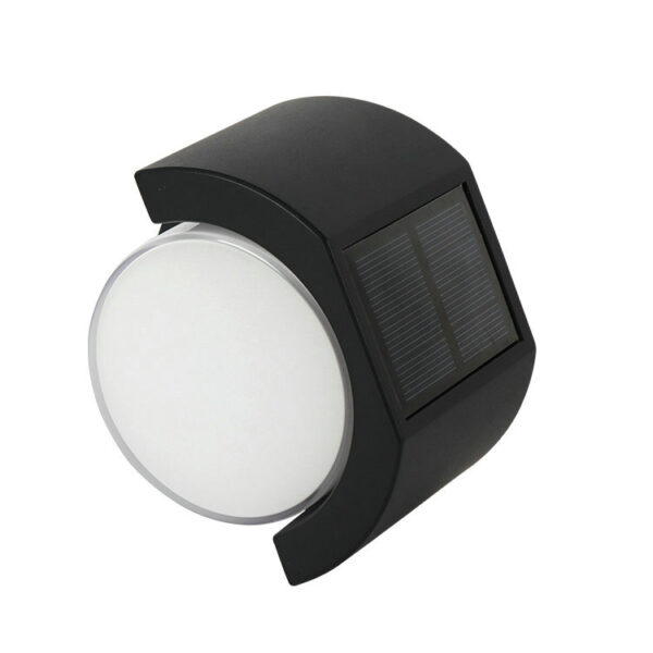 High Quality Waterproof IP65 Black Decorative Wall Mount Solar LED Lights - Image 5