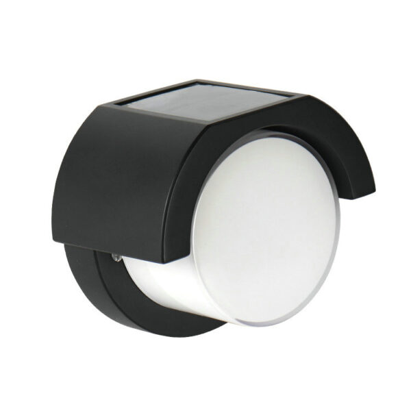 High Quality Waterproof IP65 Black Decorative Wall Mount Solar LED Lights - Image 4