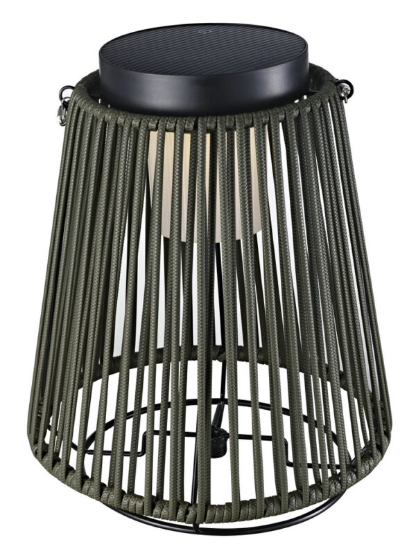 Modern European Style Solar Outdoor Hand Garden Decorative Solar Recharging Rattan Lamp