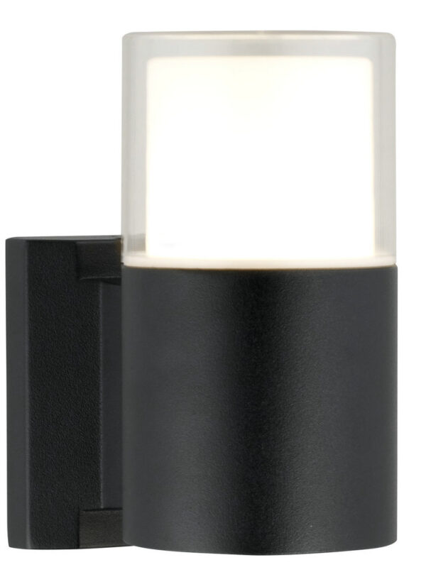 COB White Shade Outdoor Wall Light Aluminum Ip44 High Voltage Wall Lamp