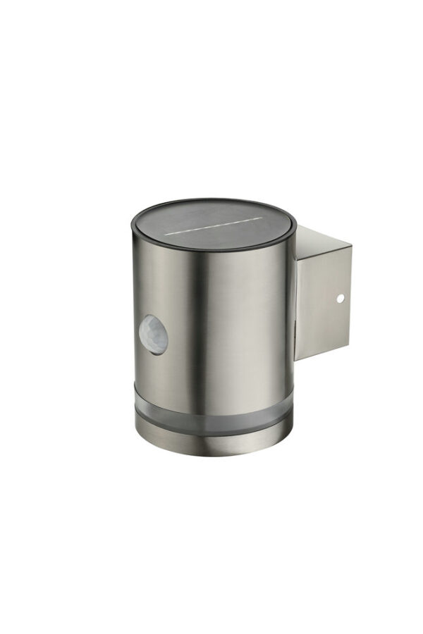 Stainless Steel Solar Wall Lamp with PIR Sensor Solar Garden Decoration
