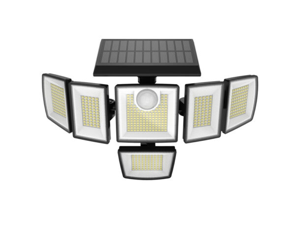 Multi-head Solar Wall Lamp With Motion Sensor 496PCS LED Solar Light