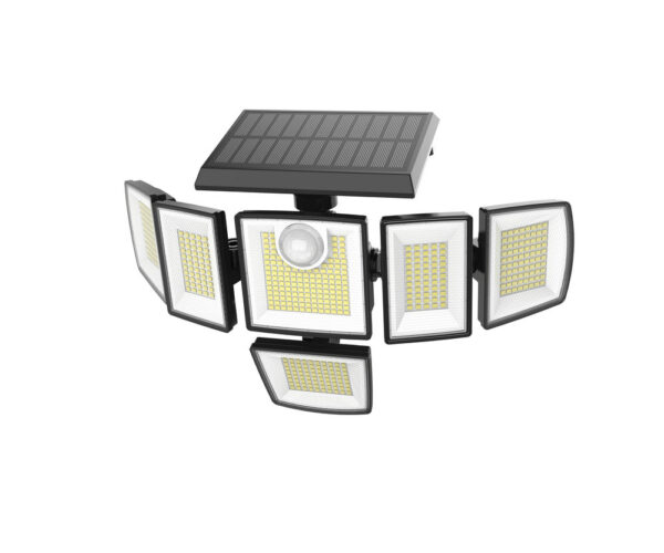 Multi-head Solar Wall Lamp With Motion Sensor 496PCS LED Solar Light - Image 2