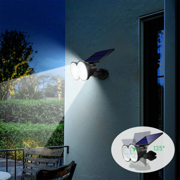 Solar Spot Lights Outdoor IP65 Waterproof LED Solar Garden Wall Ground Lights - Image 5