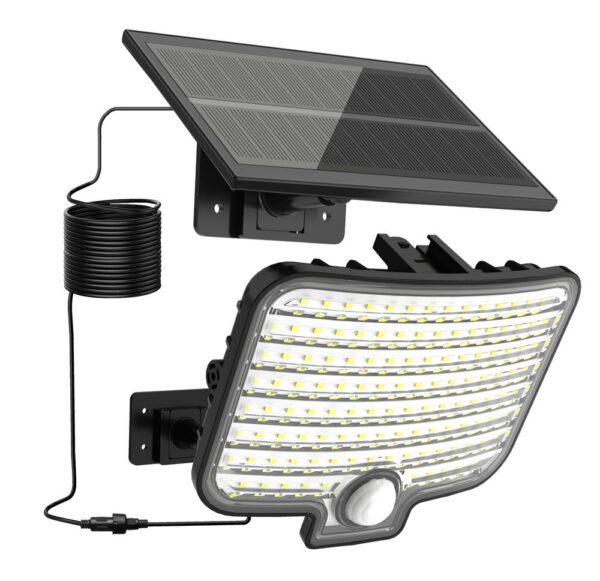 120PCS LED Solar Wall Light Outdoor Waterproof Separate Light Motion Sensor