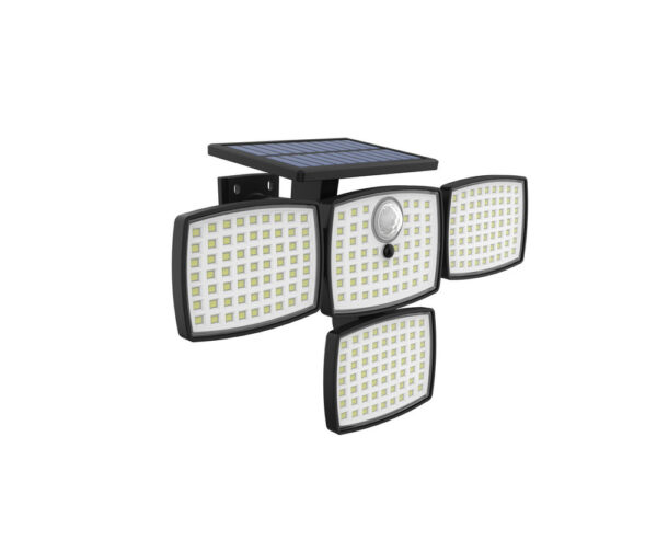 New Design 500lm Foldable Wall Solar Light With 242PCS LED Motion Sensor Security Light - Image 2
