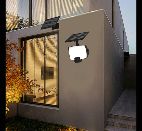 High Quality Solar Security Outdoor Lights IP54 With Motion Sensor Wall Lamp - Image 3
