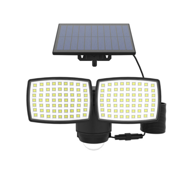 New Solar Powered Wall Lamp IP54 Waterproof Garden Solar Sensor Wall Light