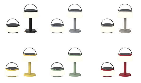 2W Modern Design IP44 Waterproof Solar LED Table Lamp 2700K Indoor or Outdoor Garden Lamp - Image 2