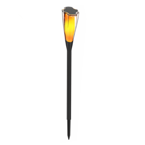 New Solar Flame Lawn Light Outdoor Garden Pathway Landscape IP54 Waterproof Garden Spike