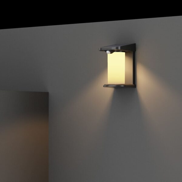 High Quality Solar Wall Lights Outdoor Wall Lamp PC Garden Lamp IP44 - Image 5