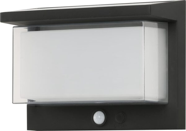 New 1000lm LED Solar Wall Lamp Double PC Cover Outdoor Solar Lamp With Sensor