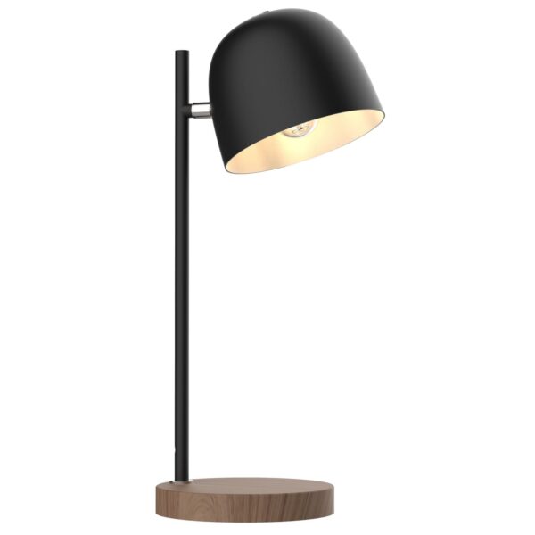 New Design Wooden Base Desk Lamp Iron Lampshade Office Study Lamp - Image 2