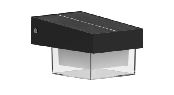 New Design 400lm High Brightness Solar Wall Lamp Double PC Cover Garden Decoration