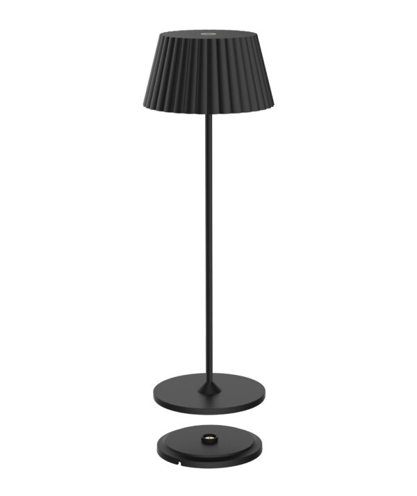 Dimmable Rechargeable Battery Table Lamps 200LM Reading LED Desk Light With Charge Station