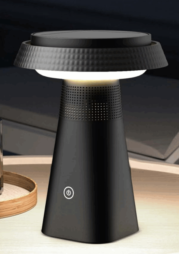 Solar Table Lamp Outdoor CCT Dimmable Light Table Light With Bluebooth Speaker - Image 2